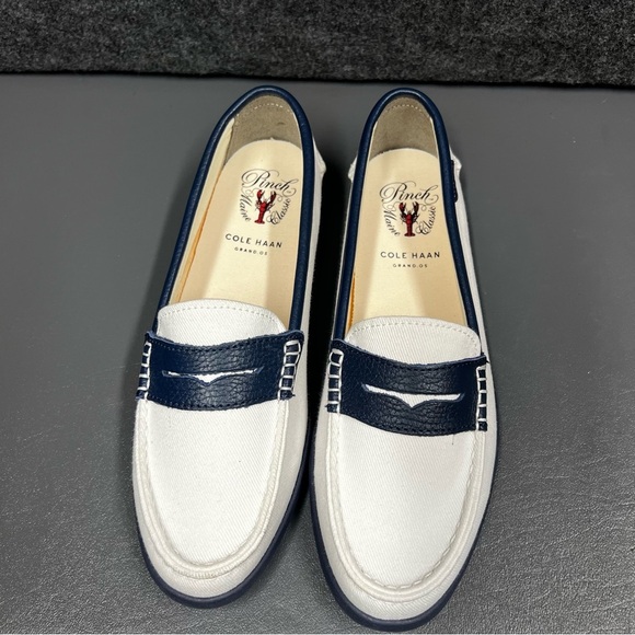 Cole Haan Grand OS Women’s Pinch Maine Classic Canvas Boat Shoe Size 10 - Picture 3 of 15